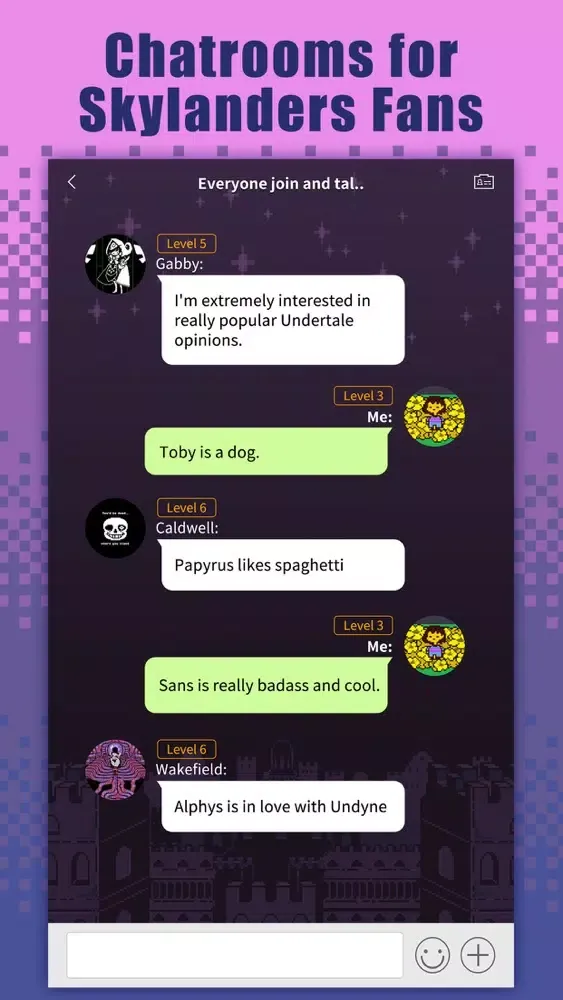 Zrzuty ekranu Tribie for Undertale Players - Chatroom & Group