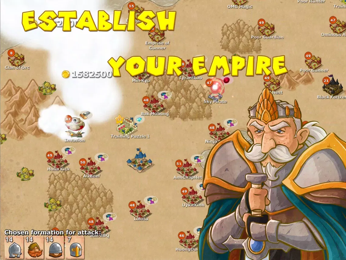 Rising Warriors - War Games iPad  Screenshots