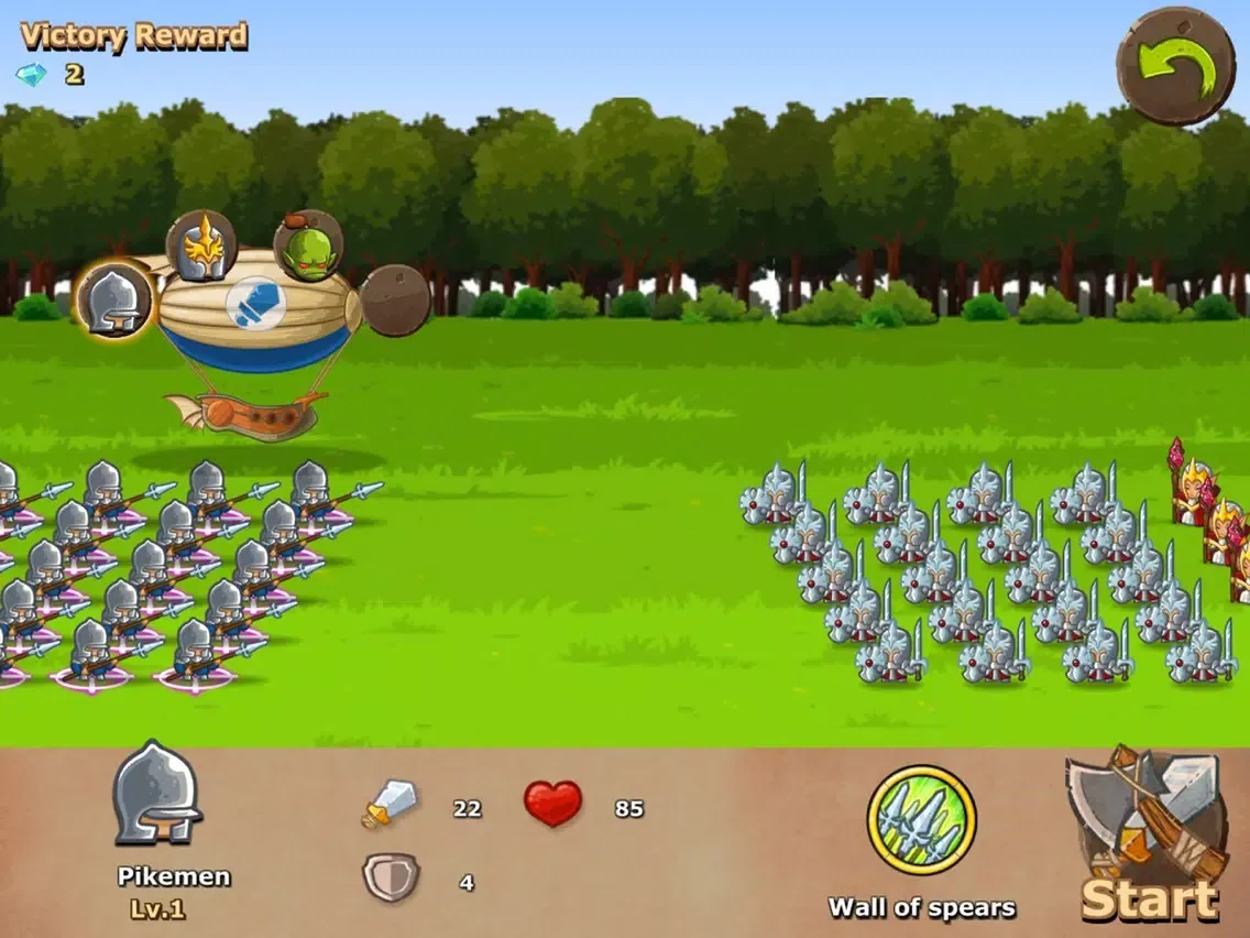 Rising Warriors - War Games iPad  Screenshots