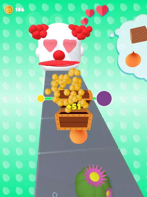 Capturas de tela do Hungry Human iPad 
