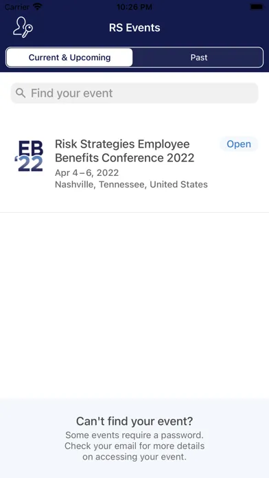 Capturas de tela do Risk Strategies Events