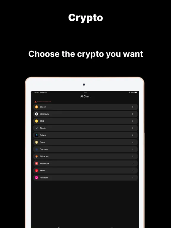 CRYPTOAI - Crypto AI iPad 應用截圖