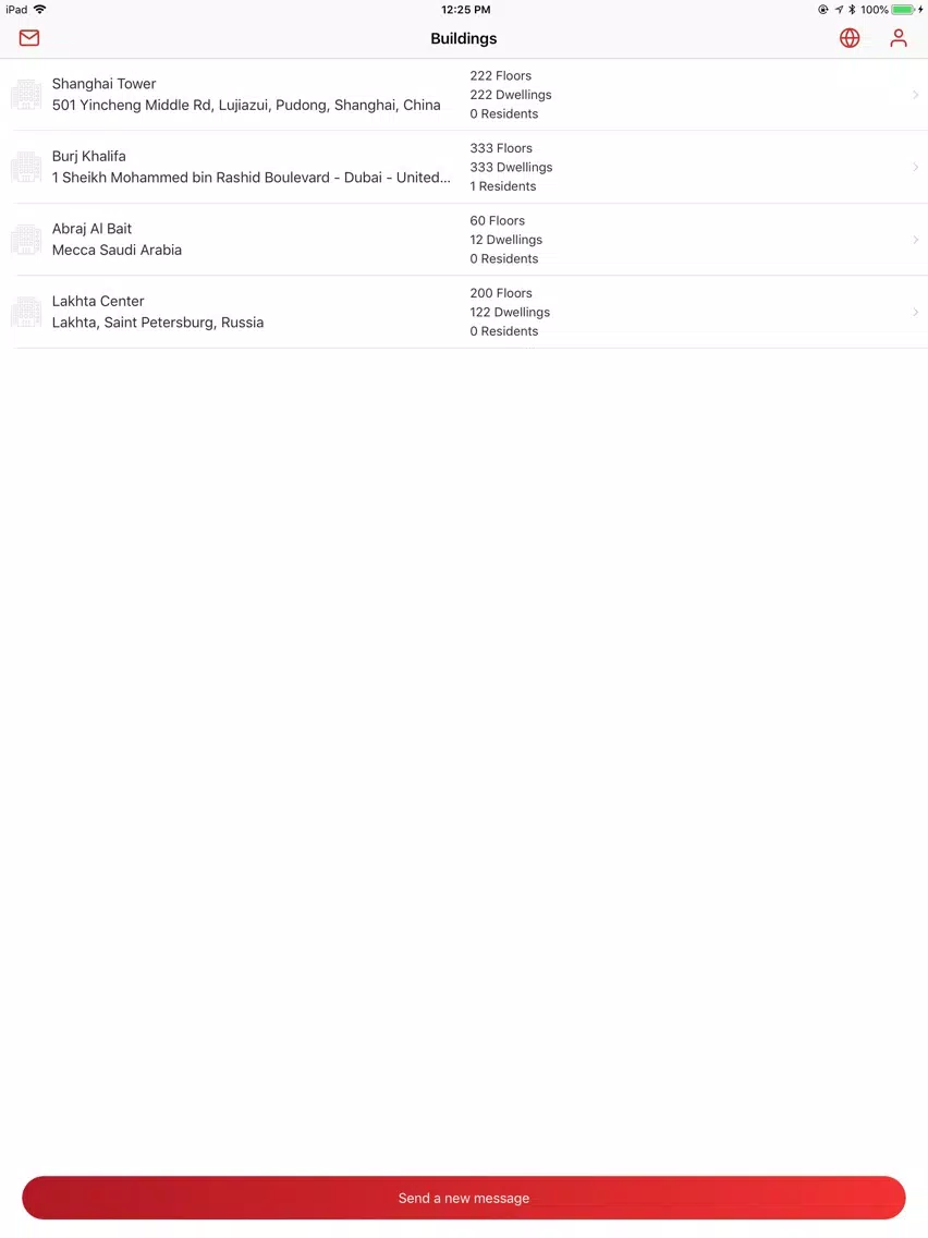 Captures d'écran de Notifire for AP and ESP iPad 