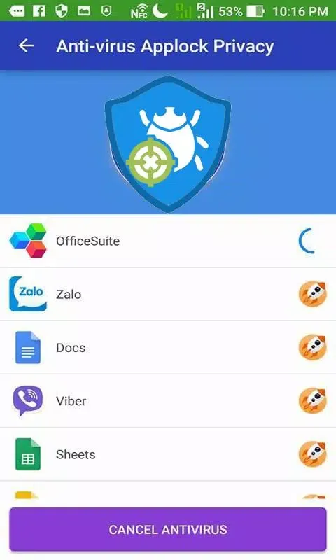 Antivirus Protection + Applock Screenshots