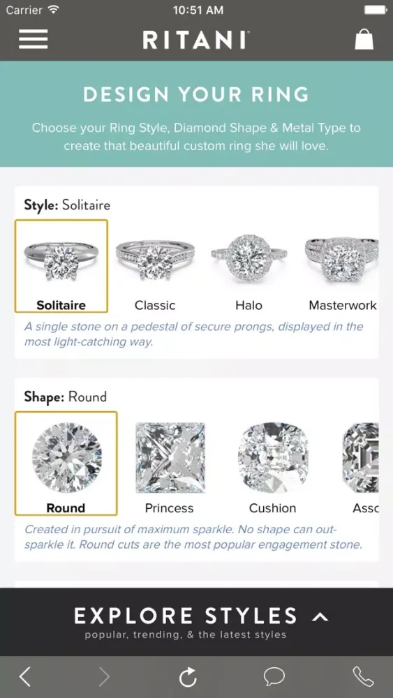 Ritani - A Smarter Way To Buy An Engagement Ring應用截圖