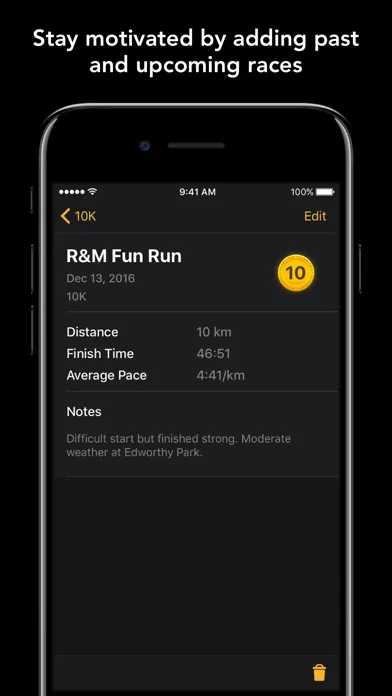 ภาพหน้าจอของ Track – Racing Log