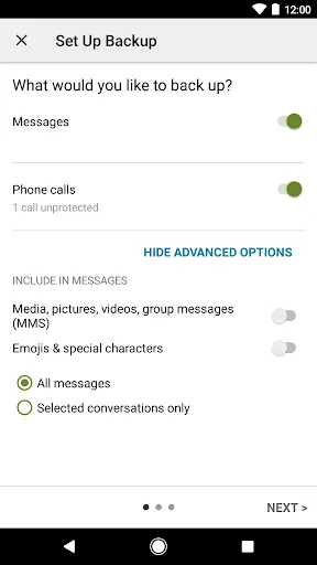 تصاویر SMS Backup & Restore