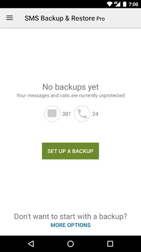 SMS Backup & Restore Pro Screenshots