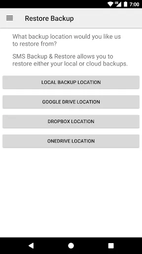 SMS Backup & Restore Pro Screenshots