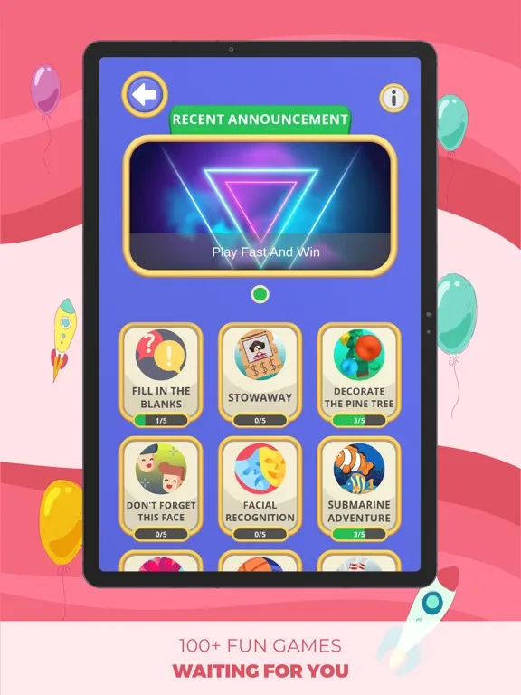 Capturas de tela do Akilo: Educational Brain Games iPad 