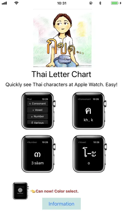 Thai Letter Chart應用截圖
