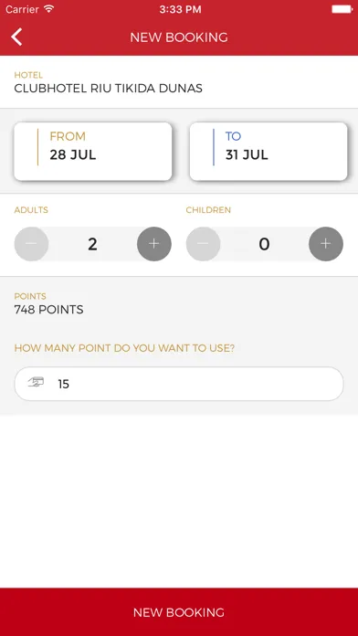 Скриншоты Riu PartnerClub