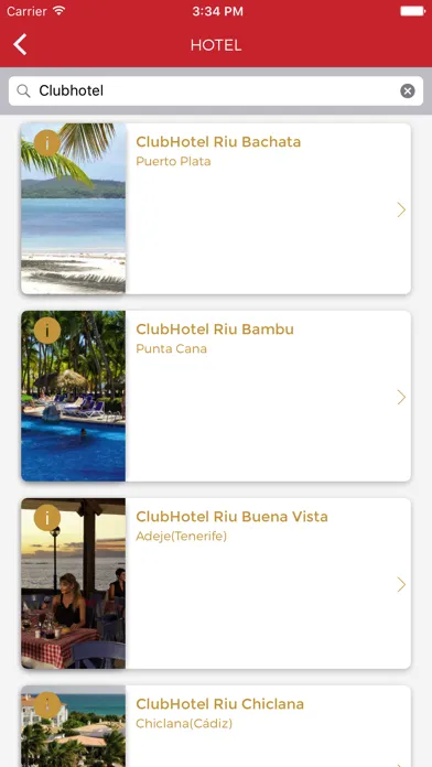 Скриншоты Riu PartnerClub
