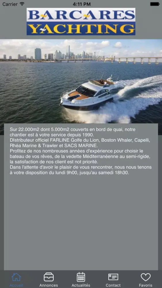 Barcares Yachting应用截图