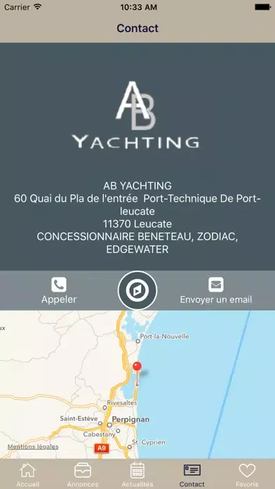 Zrzuty ekranu AB Yachting