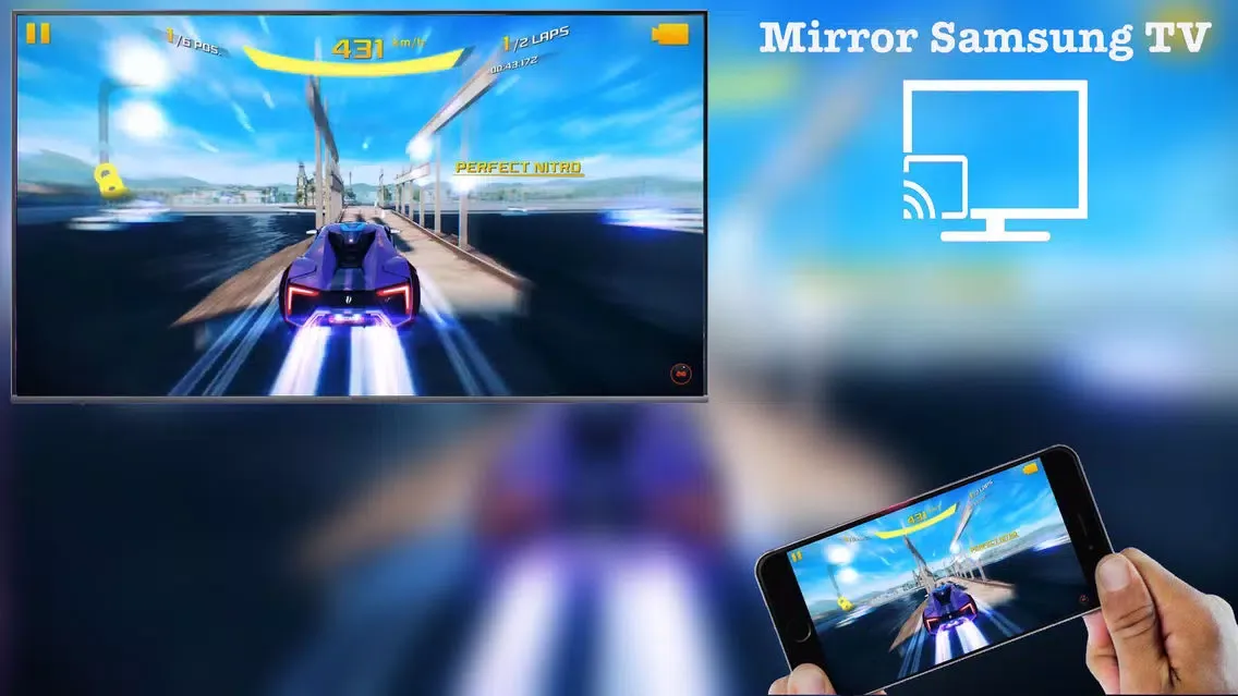 Ảnh chụp màn hình của Miracast for SamSung TV+