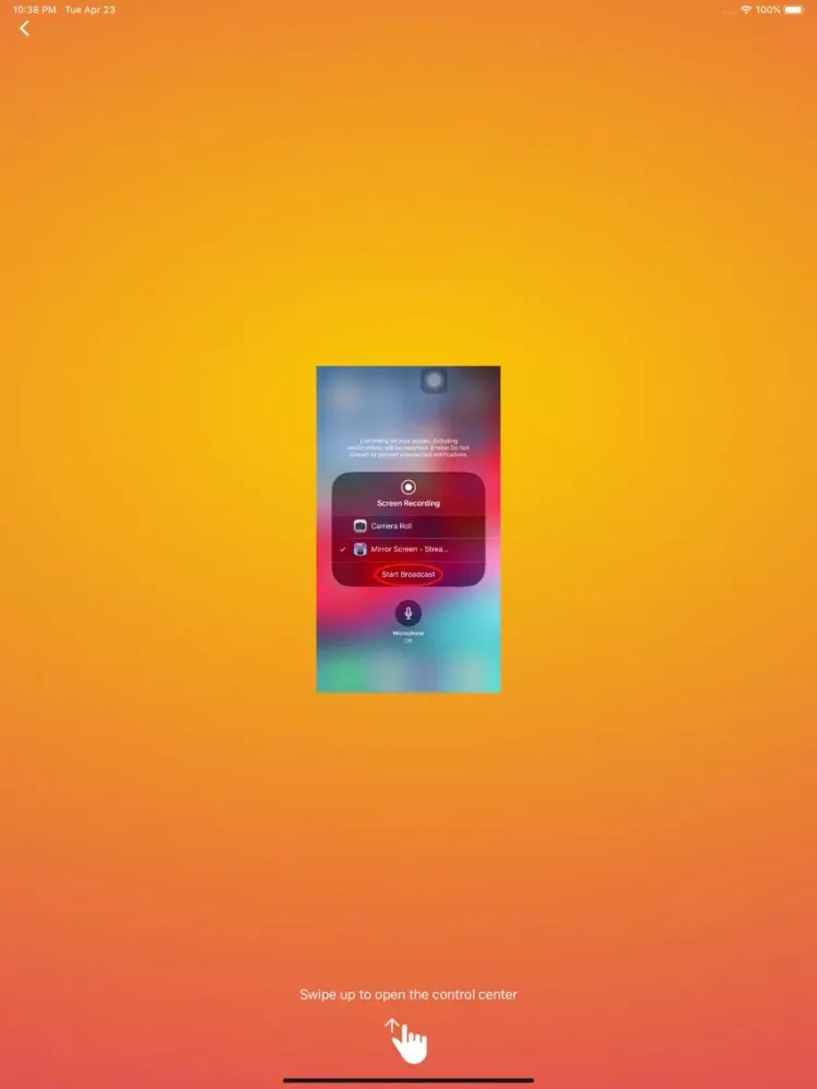 Capturas de pantalla de Live Stream - Mirror Screen iPad 