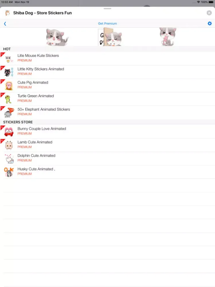 Capturas de pantalla de Shiba Dog -Store Sticker Fun iPad 