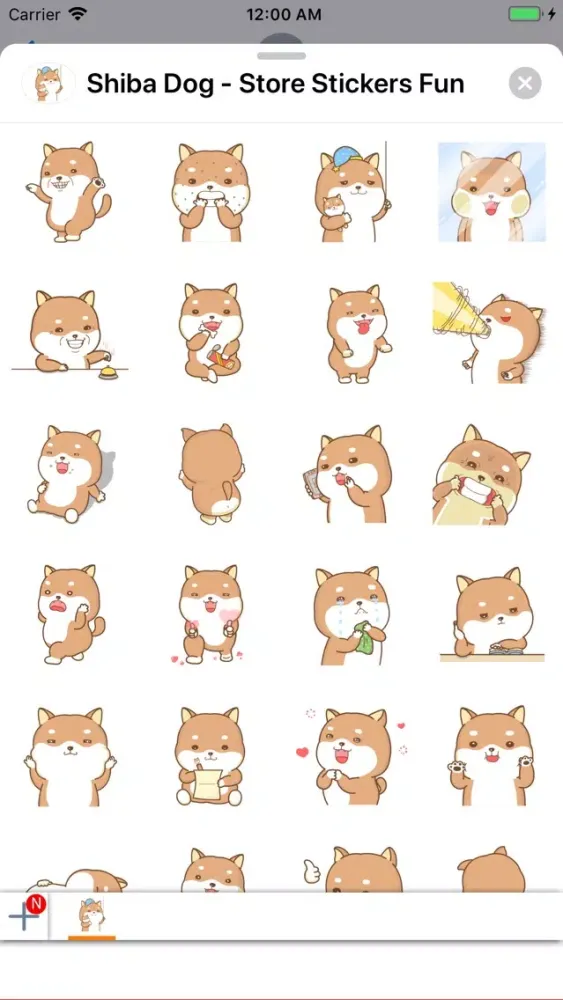 Capturas de pantalla de Shiba Dog -Store Sticker Fun