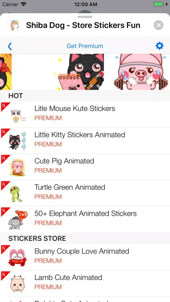 Capturas de pantalla de Shiba Dog -Store Sticker Fun
