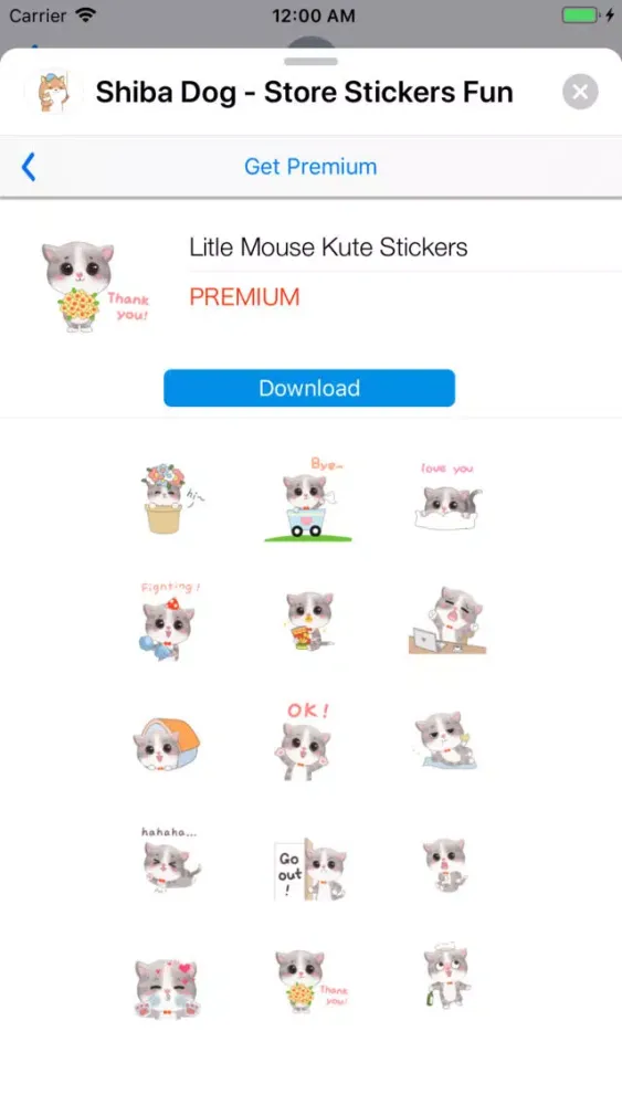 Capturas de pantalla de Shiba Dog -Store Sticker Fun