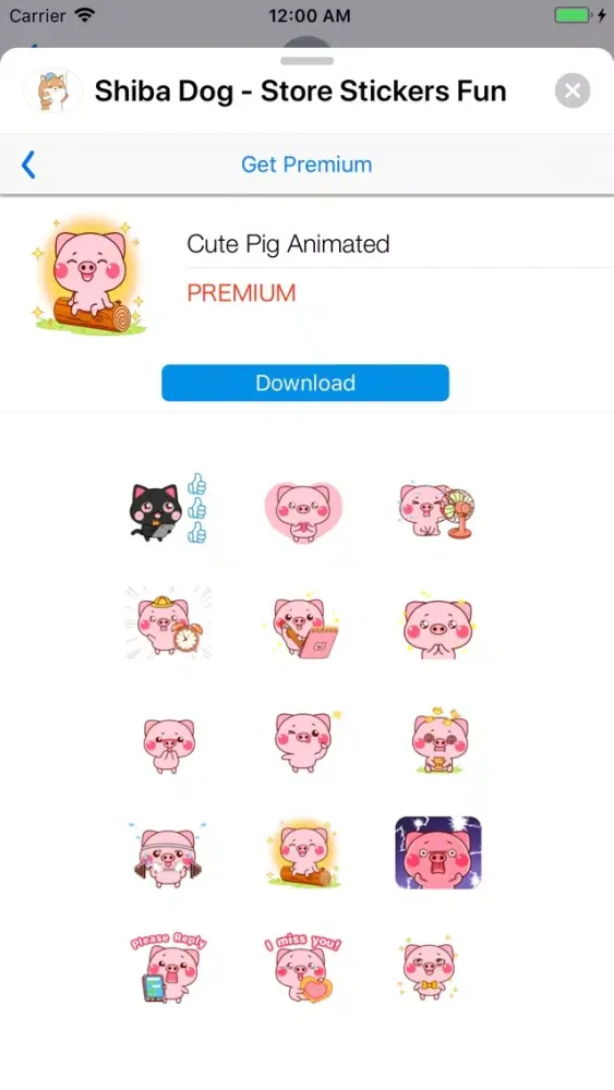 Capturas de pantalla de Shiba Dog -Store Sticker Fun