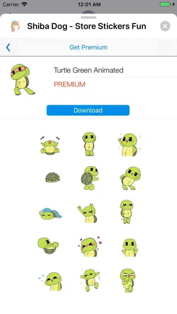 Capturas de pantalla de Shiba Dog -Store Sticker Fun