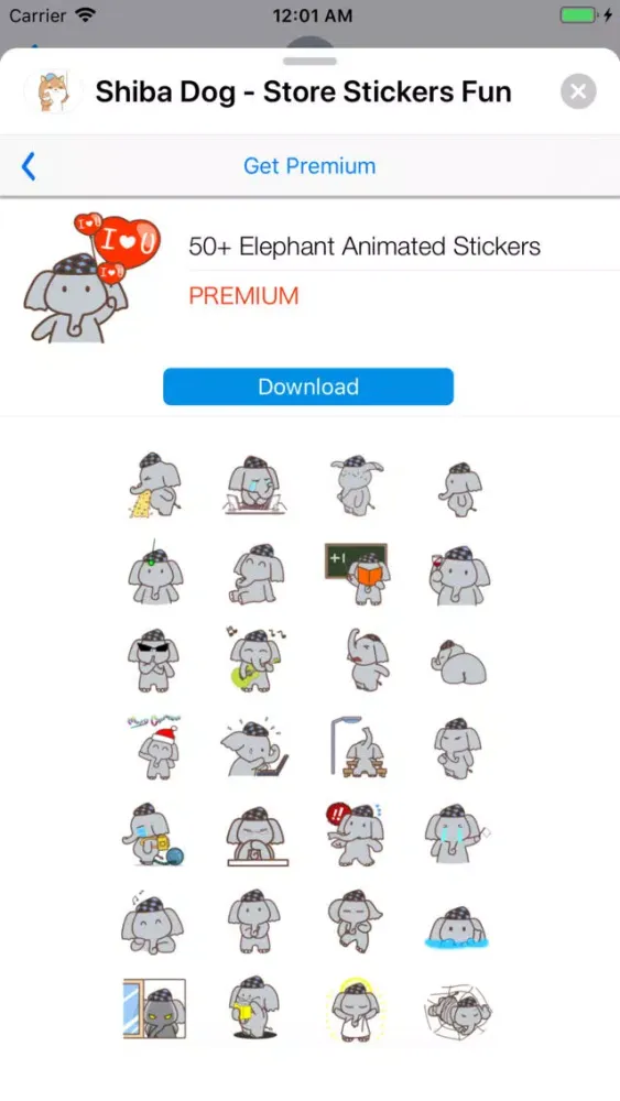 Capturas de pantalla de Shiba Dog -Store Sticker Fun
