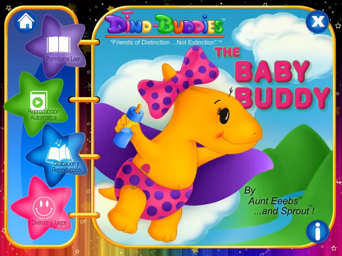 Tangkapan layar Dino-Buddies™ – La Amiga Bebé eBook App Interactivo (Spanish) iPad 