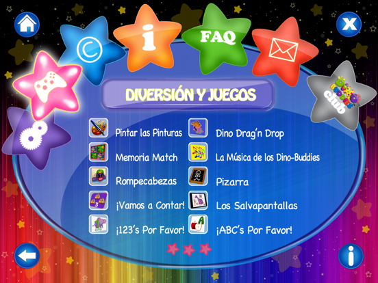 Dino-Buddies™ – El Debut de los Dinosaurios eBook App Interactivo (Spanish) iPad  Screenshots