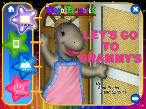 Capturas de pantalla de Dino-Buddies – Let’s Go To Grammy’s Interactive eBook App (English) iPad 