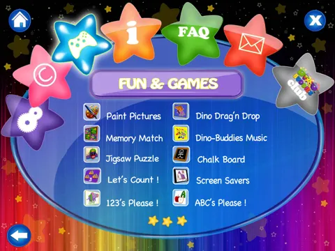 Capturas de pantalla de Dino-Buddies – Let’s Go To Grammy’s Interactive eBook App (English) iPad 