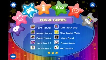 Capturas de pantalla de Dino-Buddies – Let’s Go To Grammy’s Interactive eBook App (English)