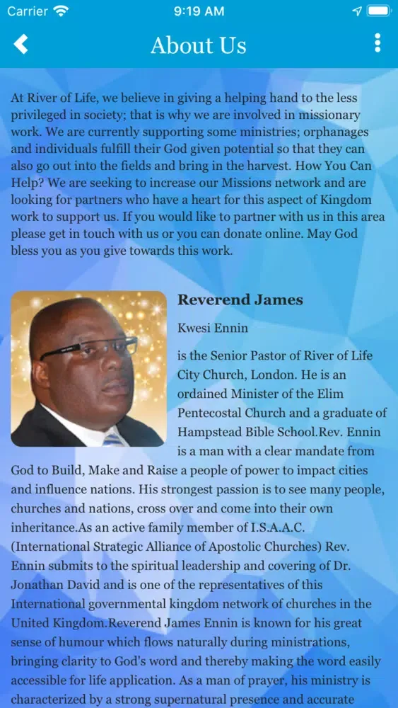 Capturas de pantalla de River of Life City Church