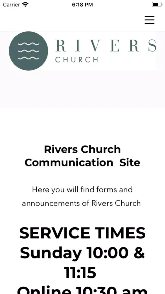 Tangkapan skrin Rivers Church Glen Rose