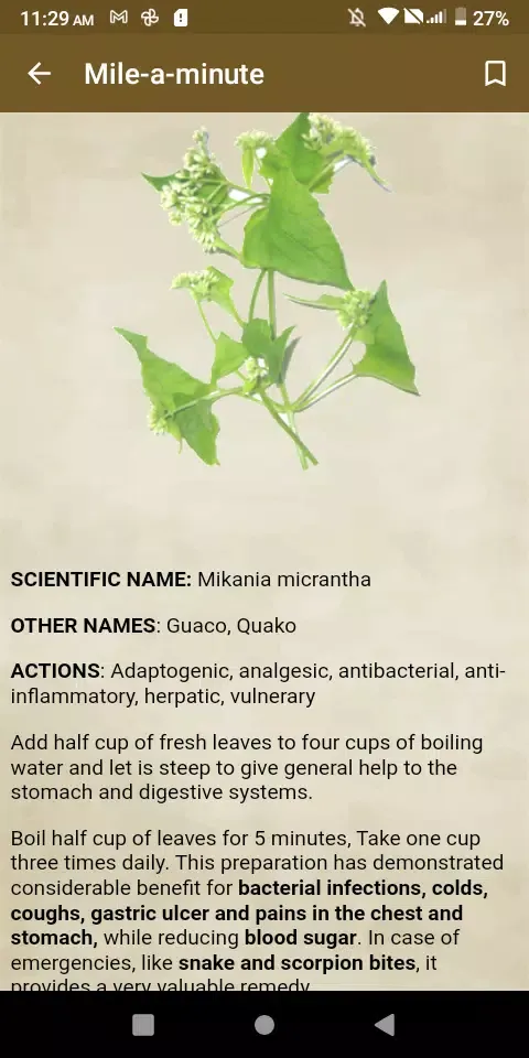 Zrzuty ekranu Caribbean Herbal Encyclopedia