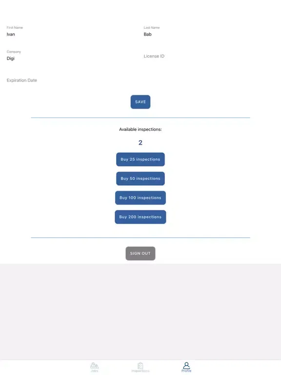Capturas de pantalla de Stormwater Inspection iPad 