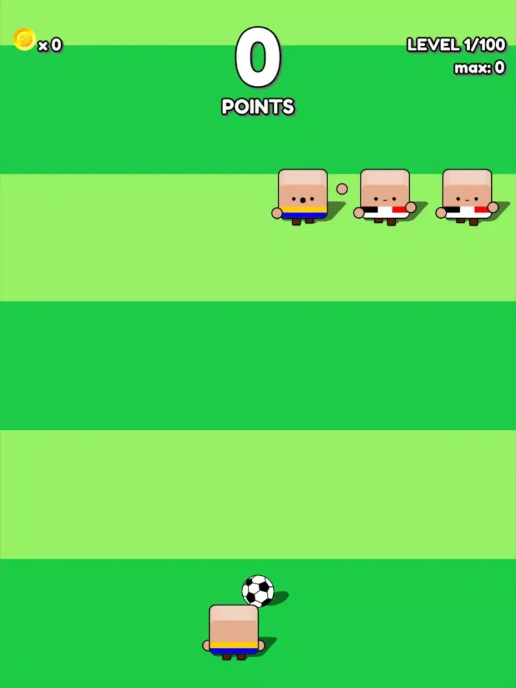 Ảnh chụp màn hình của Super Casual Soccer iPad 