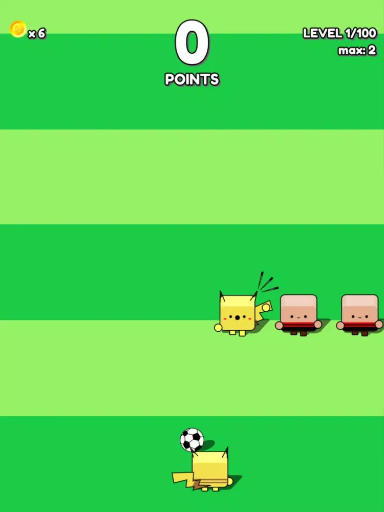 Ảnh chụp màn hình của Super Casual Soccer iPad 