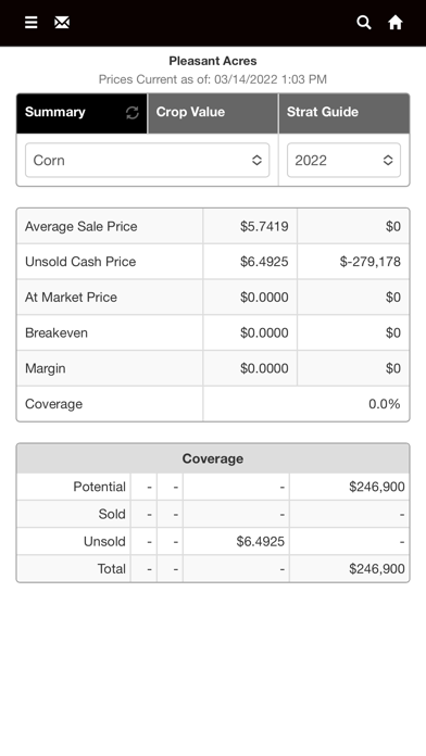 River View Farms Grain Portal سکرین شاٹس