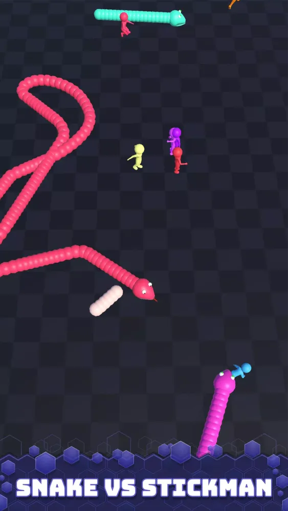 Snake vs StickMan : Big Snake Screenshots