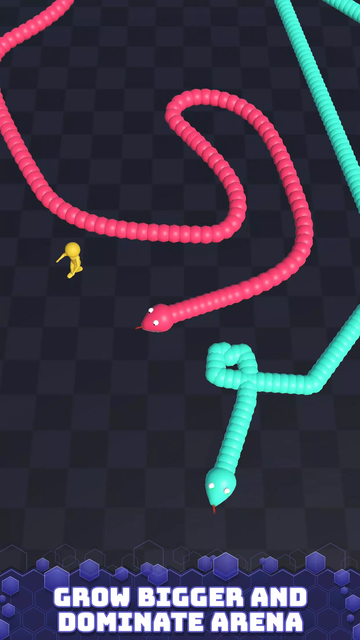 Snake vs StickMan : Big Snake Screenshots
