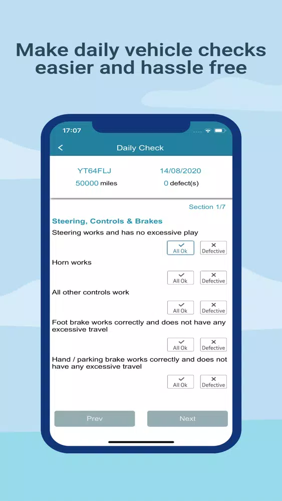 Rivus Vehicle Check Screenshots