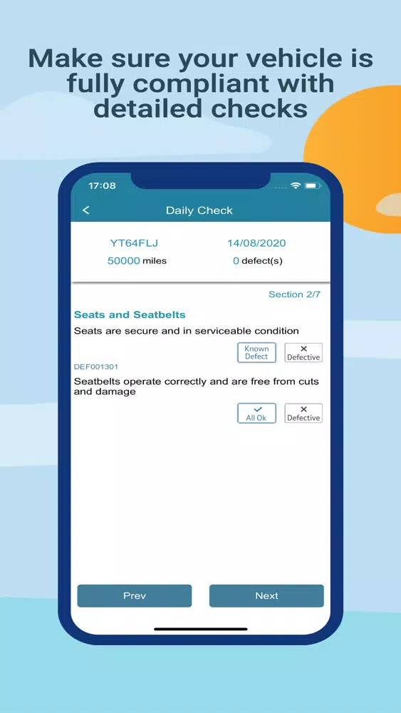 Rivus Vehicle Check Screenshots