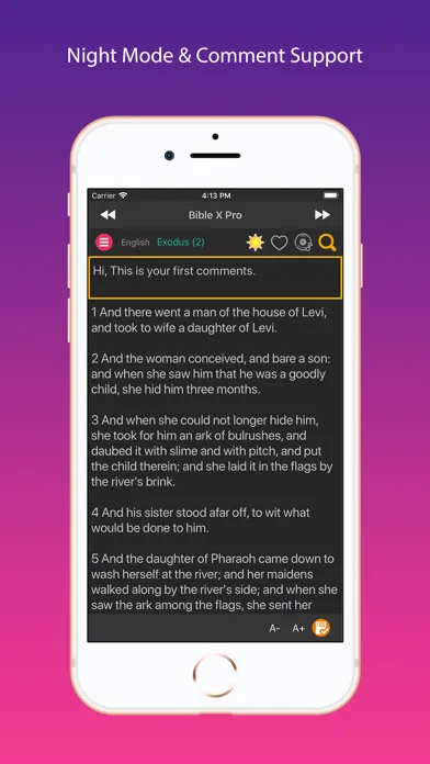 Capturas de tela do KJV King James Bible Offline