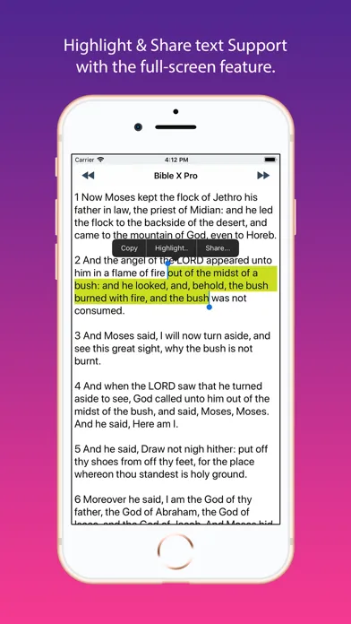 Capturas de tela do KJV King James Bible Offline
