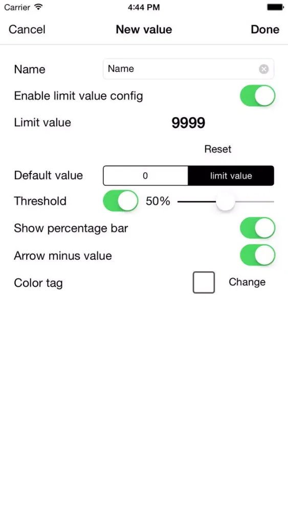 ValueBoard Light スクリーンショット