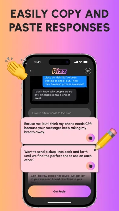 Rizz AI App - Flirt Assistant应用截图