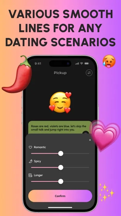 Rizz AI App - Flirt Assistant应用截图