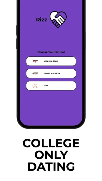 Rizz - College Matchmaking App应用截图